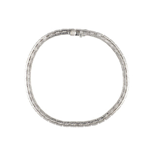 Vintage 1990s Platinum Box-Set Diamond Line Bracelet