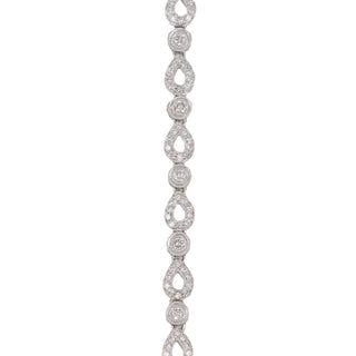 Tenenbaum Workshop 18K White Gold Diamonds Link Bracelet