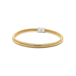 Antonio Papini 18K Gold Diamond Station Bracelet