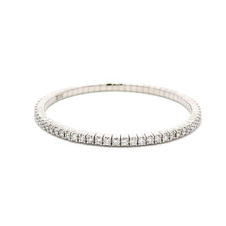 Antonio Papini 18K Gold Diamond Stretch Bracelet