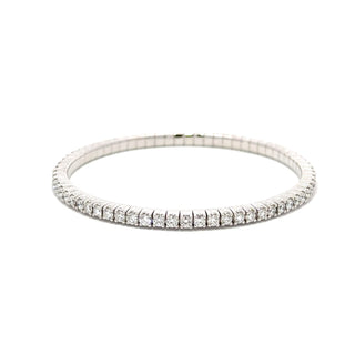 Antonio Papini 18K Gold Diamond Stretch Bracelet