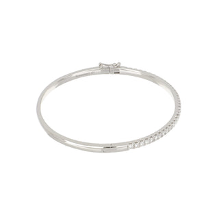 Tenenbaum Collection 18K White Gold Diamonds Bangle Bracelet