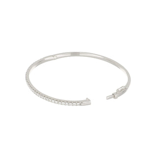 Tenenbaum Collection 18K White Gold Diamonds Bangle Bracelet