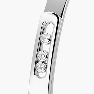 Messika Move Noa 18K White Gold Diamond Bangle Bracelet