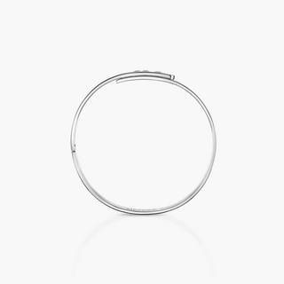 Messika Move Noa 18K White Gold Diamond Bangle Bracelet