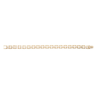 Estate David Yurman 18K Gold Diamond Link Bracelet