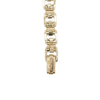 Estate David Yurman 18K Gold Diamond Link Bracelet