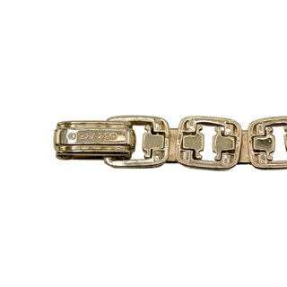 Estate David Yurman 18K Gold Diamond Link Bracelet