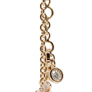 Estate Hermes 18K Rose Gold Finesse Diamond Bracelet
