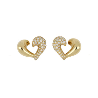 Estate Van Cleef & Arpels Diamond Heart-Shaped Link Jewelry Suite