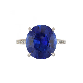 Tenenbaum Workshop Ceylon Sapphire & Diamond Ring