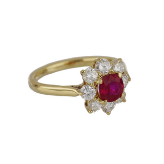 Tenenbaum Workshop Ruby & Diamond Cluster Ring