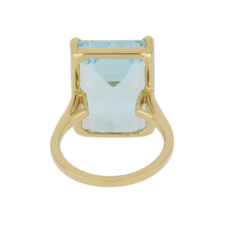 Tenenbaum 18K Gold Aquamarine Ring
