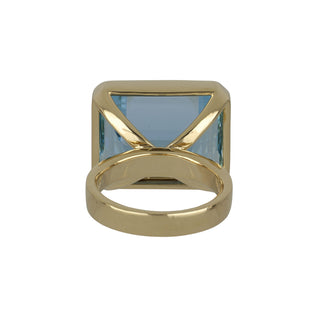 Tenenbaum Workshop 18K Gold Bezel-Set Aquamarine Ring