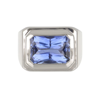 Tenenbaum Workshop Sri Lanka Sapphire Ring in 18K White Gold