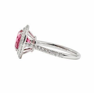 Estate Tiffany & Co. Platinum Soleste Pink Tourmaline Ring