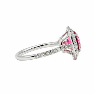 Estate Tiffany & Co. Platinum Soleste Pink Tourmaline Ring