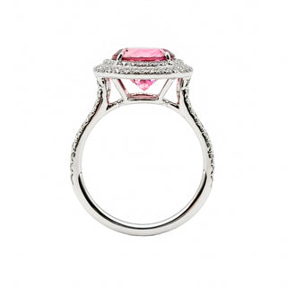 Estate Tiffany & Co. Platinum Soleste Pink Tourmaline Ring