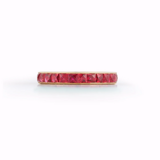 Seaman Schepps 18K Eternity Band in Ruby