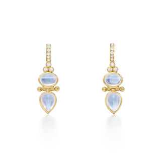 Temple St. Clair 18K Gold Moonstone Dynasty Drop Earrings with Diamonds