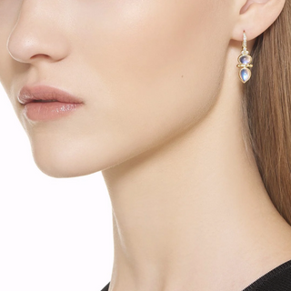 Temple St. Clair 18K Gold Moonstone Dynasty Drop Earrings with Diamonds