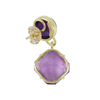 Mazza 14K Amethyst Drop Earrings