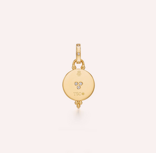 Temple St Clair 18K Gold Lunar Eclipse Pendant with Sapphires and Diamonds
