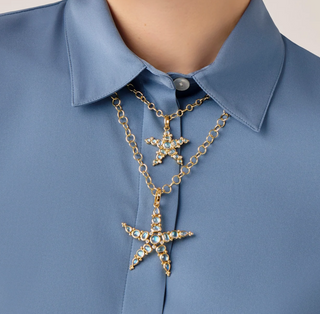 Temple St. Clair 18K Gold Large Sea Star Pendant