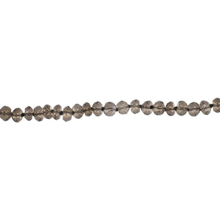 Estate 14K Rose Gold Smoky Quartz Bead Necklace
