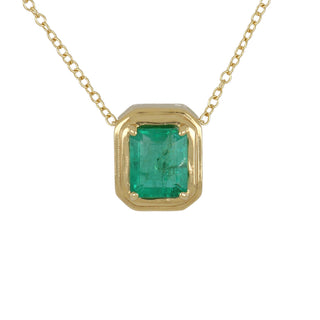 Tenenbaum Workshop 18K Gold Emerald Pendant Necklace