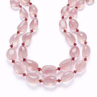 Seaman Schepps 18K Nesting Pink Necklace—Inside Strand