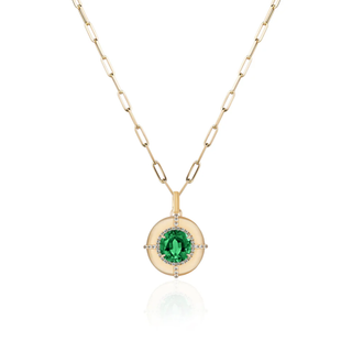 Goshwara 18K Limited Edition Emerald Medallion Pendant