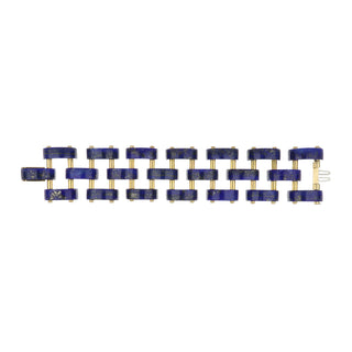 Aletto Brothers Lapis Lazuli Bridge Bracelet with Diamonds