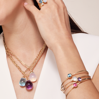 Syna 18K Gold Cirra Bracelet in Moon Quartz