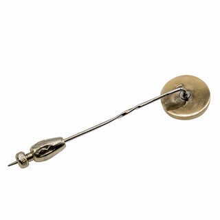 Victorian 14K Gold Reverse Fox Intaglio Stick Pin
