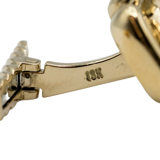 Vintage David Webb 18K Gold Tiger's Eye Cufflinks