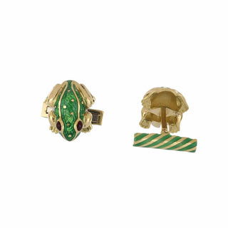 David Webb 18K Gold Rubies Dress Set