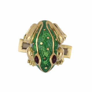 David Webb 18K Gold Rubies Dress Set