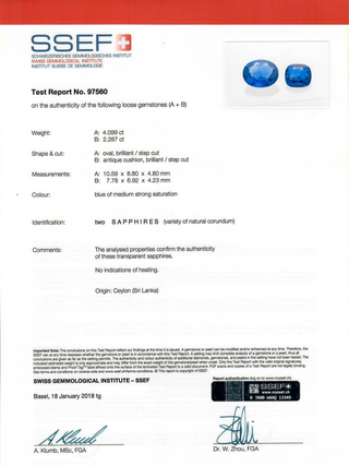 Important Mid-Century Petochi Platinum Sapphire and Diamond Demi-Parure