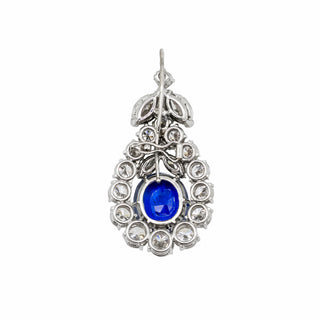 Important Mid-Century Petochi Platinum Sapphire and Diamond Demi-Parure