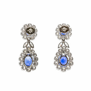 Important Mid-Century Petochi Platinum Sapphire and Diamond Demi-Parure