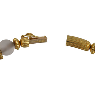 Vintage LaLaounis 18K Gold Rock Crystal Jewelry Suite