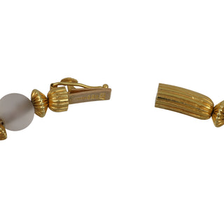 Vintage LaLaounis 18K Gold Rock Crystal Jewelry Suite