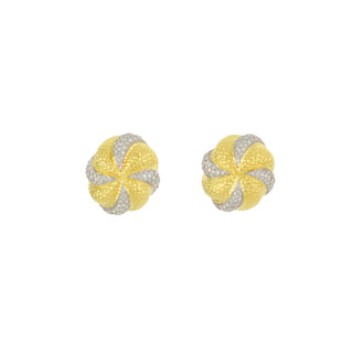Vintage 1970s Van Cleef & Arpels South Sea Pearl Day/Night Earrings