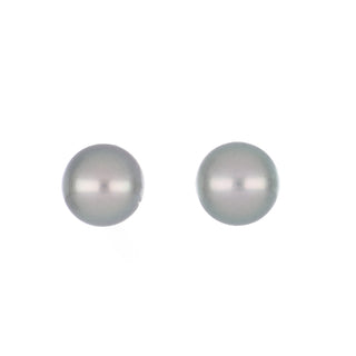 Vintage/Estate White 14K Gold Tahitian Pearl Stud Earrings