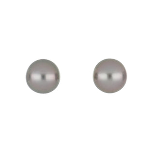 Vintage/Estate White 14K Gold Tahitian Pearl Stud Earrings