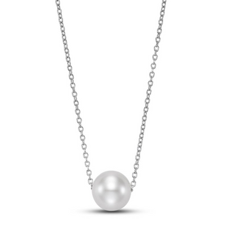 Mastoloni 14K White Gold Freshwater Pearl Pendant