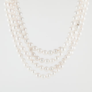 Estate 62" Cultured Pearl Single Strand