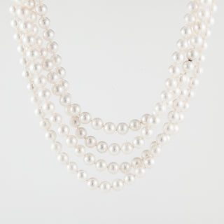 Estate 62" Cultured Pearl Single Strand