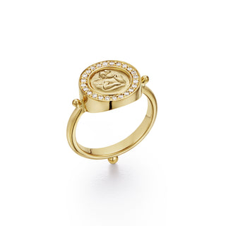 Temple St Clair 18K Gold Guardian Ring